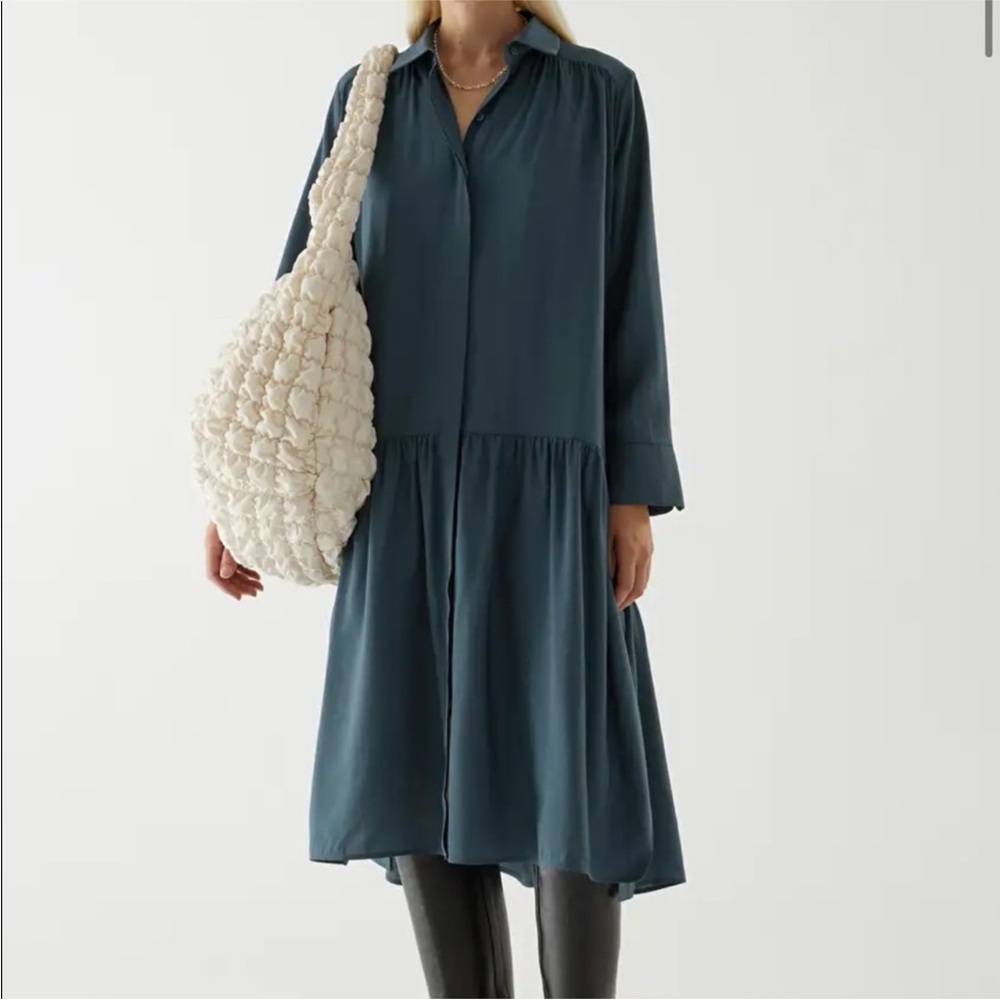 COS tiered maxi dress